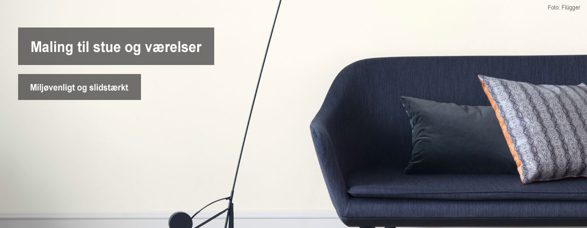 Vi maler stuer og værelser - godt håndværk